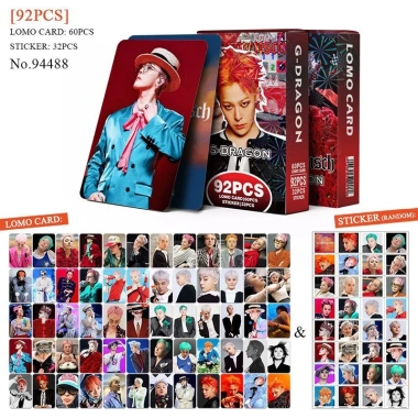 92 Photocards BIGBANG G-Dragon Ubermensch POWER Album KPOP GD LOMO – Giá chỉ 35.200₫