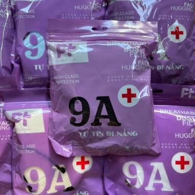 9A Plus PTMask 50 khẩu trang 9A+ chống nắng dày 5 lớp cho người lớn - 36.800₫ 3