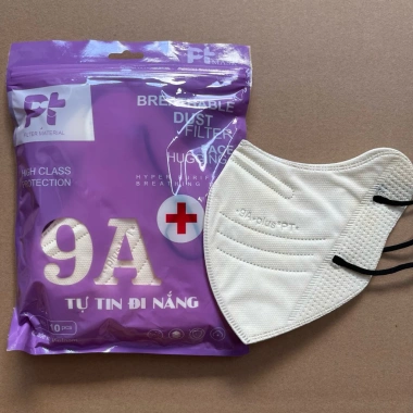 9A Plus PTMask 50 khẩu trang 9A+ chống nắng dày 5 lớp cho người lớn - 36.800₫ 9