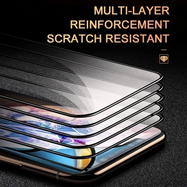 9D Full Cover 9H Siêu Trong Suốt - Kính Cường Lực Bảo Vệ Màn Hình iPhone 15/14/13/12 Pro Max, XS Max - Giá 16.500đ