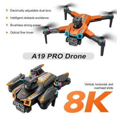A19 Pro Drone 5.6 inch Màn Hình, Động Cơ Không Chổi Than, Camera Kép 90°/120°, Chống Va Chạm - Giá Ưu Đãi 1.365.000₫ 8