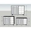 A24 Tủ gỗ đa năng cửa phối mây - Phòng ngủ, phòng khách, giá ưu đãi 3,047,500₫ 12
