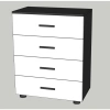 A28 Tủ gỗ 4 tầng ASTHA - Giá ưu đãi 1.782.500 VNĐ, thiết kế hiện đại, bền bỉ 16