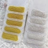 Aacar 0.4-3mm Vàng Bạc Trắng Kim Loại Caviar 3D Kim Cương Giả Trang Trí Móng Tay 4