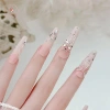 Aacar 0.4-3mm Vàng Bạc Trắng Kim Loại Caviar 3D Kim Cương Giả Trang Trí Móng Tay 9