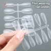 AACAR 100 Cái Móng Tay Giả Bấm Vào, Đầu Rõ Ràng, Nối Dài, Dụng Cụ Làm Móng Tay 8