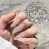 AACAR 12 Lưới Trộn Móng Tay Pha Lê Tỏa Sáng - Phụ Kiện Đá Kim Cương Giả 2