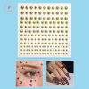 AACAR 165 tờ DIY Trang Trí Kim Cương Giả Pha Lê - Nhãn Dán Mắt, Móng Tay, Giá 11.413₫ 5