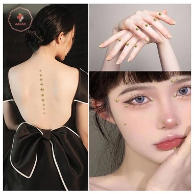 AACAR 165 tờ DIY Trang Trí Kim Cương Giả Pha Lê - Nhãn Dán Mắt, Móng Tay, Giá 11.413₫