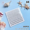AACAR 165 tờ DIY Trang Trí Kim Cương Giả Pha Lê - Nhãn Dán Mắt, Móng Tay, Giá 11.413₫ 7