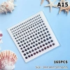 AACAR 165 tờ DIY Trang Trí Kim Cương Giả Pha Lê - Nhãn Dán Mắt, Móng Tay, Giá 11.413₫ 9