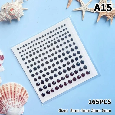 AACAR 165 tờ DIY Trang Trí Kim Cương Giả Pha Lê - Nhãn Dán Mắt, Móng Tay, Giá 11.413₫