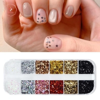 AACAR 1mm Ngôi Sao Lấp Lánh Móng Tay - Phụ Kiện Salon DIY Thiết Kế Giá 44.300₫