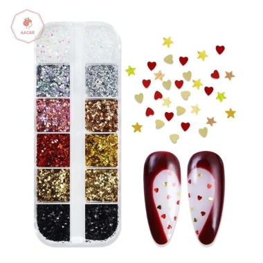 AACAR 1mm Ngôi Sao Lấp Lánh Móng Tay - Phụ Kiện Salon DIY Thiết Kế Giá 44.300₫ 2