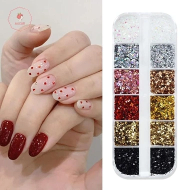 AACAR 1mm Ngôi Sao Lấp Lánh Móng Tay - Phụ Kiện Salon DIY Thiết Kế Giá 44.300₫ 4