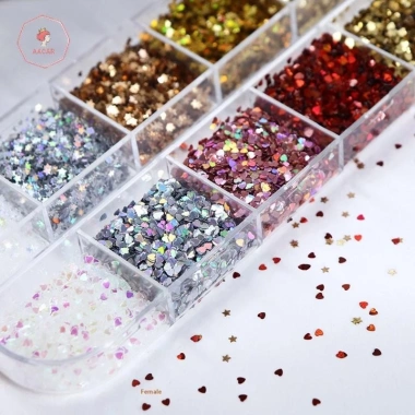 AACAR 1mm Ngôi Sao Lấp Lánh Móng Tay - Phụ Kiện Salon DIY Thiết Kế Giá 44.300₫ 8