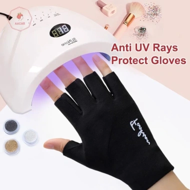 Aacar 2 Chiếc Găng Tay Chống Tia UV Đèn LED Bảo Vệ Móng Tay - Dụng Cụ Nghệ Thuật Giá Ưu Đãi 56.241đ