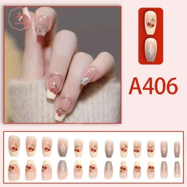 AACAR 24 Cái Móng Tay Giả Trẻ Em Dễ Thương Tháo Rời Bấm Vào Đầu Giá 31.502₫