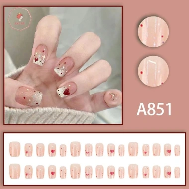 AACAR 24 Cái Móng Tay Giả Trẻ Em Dễ Thương Tháo Rời Bấm Vào Đầu Giá 31.502₫