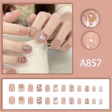 AACAR 24 Cái Móng Tay Giả Trẻ Em Dễ Thương Tháo Rời Bấm Vào Đầu Giá 31.502₫