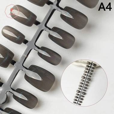 AACAR 30 chiếc mắt móng tay gradient handmade bấm vào, ngắn đầu full cover hoa