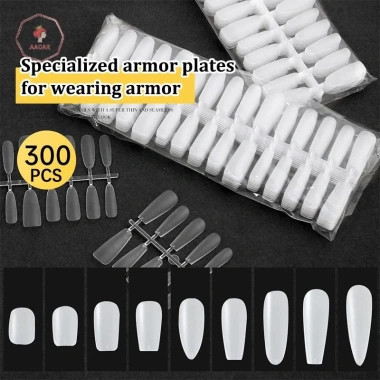 AACAR 300 đầu móng tay giả phủ mờ trong suốt Túi dụng cụ gel nối dài tự làm giá ưu đãi 34.100₫ 3