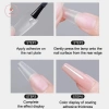 AACAR 300 đầu móng tay giả phủ mờ trong suốt Túi dụng cụ gel nối dài tự làm giá ưu đãi 34.100₫ 4
