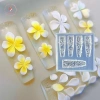 AACAR 3D Silicone Hoa Móng Tay Khắc Khuôn Hibiscus Nail Art Trong Suốt - 30.934₫