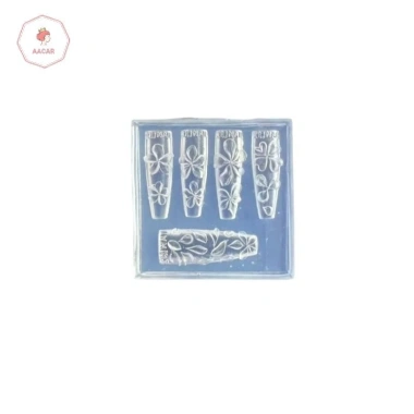 AACAR 3D Silicone Hoa Móng Tay Khắc Khuôn Hibiscus Nail Art Trong Suốt - 30.934₫ 6