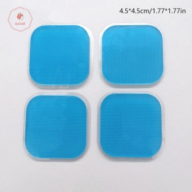 Aacar 4 miếng Gel EMS - Miếng dán hydrogel cho bụng, kích thích cơ, tập thể dục