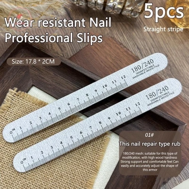 Aacar 5 Chiếc Băng Gỗ Chà Nhám 180/240 Hai Mặt - Dụng Cụ Làm Móng UV Gel 44k 8 Aacar 5 Chiếc Băng Gỗ Chà Nhám 180/240 Hai Mặt - Dụng Cụ Làm Móng UV Gel 44k 8
