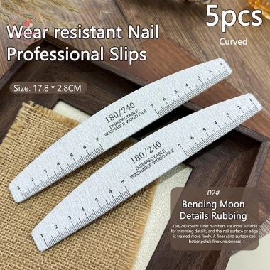 Aacar 5 Chiếc Băng Gỗ Chà Nhám 180/240 Hai Mặt - Dụng Cụ Làm Móng UV Gel 44k 9 Aacar 5 Chiếc Băng Gỗ Chà Nhám 180/240 Hai Mặt - Dụng Cụ Làm Móng UV Gel 44k 9