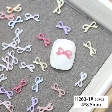 AACAR 50 chiếc 3D thắt nơ móng tay nhựa ruy băng kim cương giả DIY 24.530₫ 10