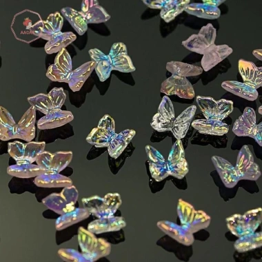 Aacar 50 Nơ Aurora 3D Nhựa Trang Trí Móng Tay Bướm Phụ Kiện Salon - Giá 12.100₫ 9 Aacar 50 Nơ Aurora 3D Nhựa Trang Trí Móng Tay Bướm Phụ Kiện Salon - Giá 12.100₫ 9