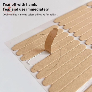AACAR 60/66 Chiếc Giả Móng Tay Suốt Dính Băng Keo Acrylic Dụng Cụ Nghệ Thuật Hiển Thị