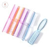 Aacar Bàn Chải Móng Tay Trong Suốt Tay Cầm Dài Mềm Loại Bỏ Bụi 7 Màu Dụng Cụ 6