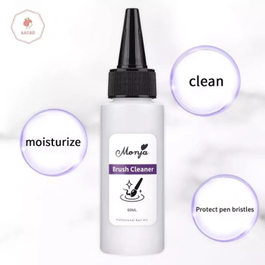 AACAR Bàn chải tẩy nhờn nhanh 30/60ml - Dụng cụ làm sạch acrylic UV gel