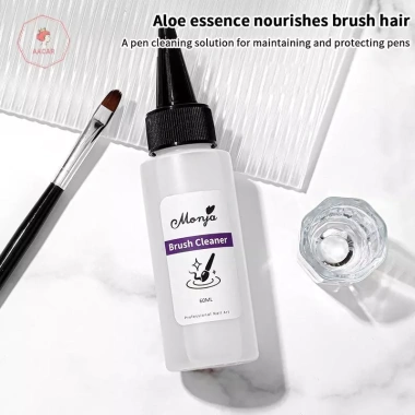 AACAR Bàn chải tẩy nhờn nhanh 30/60ml - Dụng cụ làm sạch acrylic UV gel
