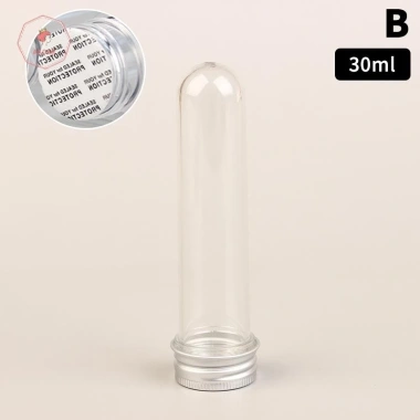 AACAR Chai ống nghiệm PET 30/40/100ml – Nhựa trong suốt, nạp lại cho mặt nạ giấy, bảo quản kẹo, giá 17.160₫ 9