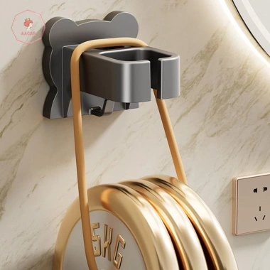 AACAR Chống Nước Treo Tường Đỡ Máy Sấy Tóc, Chắc Chắn, Tiết Kiệm Không Gian Tắm 6 AACAR Chống Nước Treo Tường Đỡ Máy Sấy Tóc, Chắc Chắn, Tiết Kiệm Không Gian Tắm 6