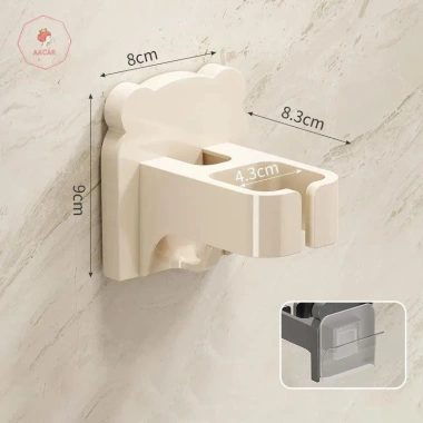 AACAR Chống Nước Treo Tường Đỡ Máy Sấy Tóc, Chắc Chắn, Tiết Kiệm Không Gian Tắm 10 AACAR Chống Nước Treo Tường Đỡ Máy Sấy Tóc, Chắc Chắn, Tiết Kiệm Không Gian Tắm 10