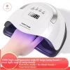 AACAR Đèn UV LED 120/150W 45-57 LED Gel Ba Lan, cảm biến tự động 4 hẹn giờ - Dụng cụ salon