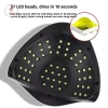 AACAR Đèn UV LED 120/150W 45-57 LED Gel Ba Lan, cảm biến tự động 4 hẹn giờ - Dụng cụ salon 7