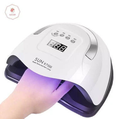 AACAR Đèn UV LED 120/150W 45-57 LED Gel Ba Lan, cảm biến tự động 4 hẹn giờ - Dụng cụ salon 8