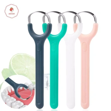 AACAR Dụng Cụ Cạo Lưỡi Thép Không Gỉ - Hơi Thở Tươi, Làm Sạch Lưỡi, Bàn Chải Đánh Răng 41.910₫
