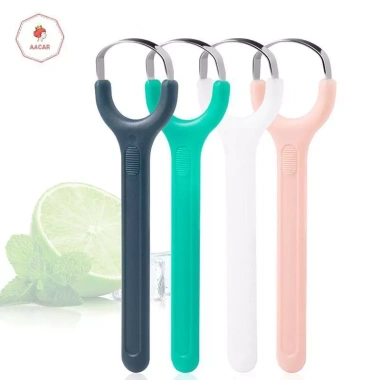 AACAR Dụng Cụ Cạo Lưỡi Thép Không Gỉ - Hơi Thở Tươi, Làm Sạch Lưỡi, Bàn Chải Đánh Răng 41.910₫