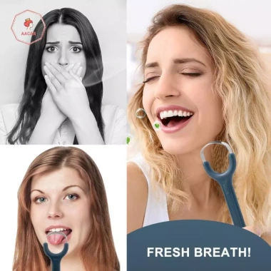 AACAR Dụng Cụ Cạo Lưỡi Thép Không Gỉ - Hơi Thở Tươi, Làm Sạch Lưỡi, Bàn Chải Đánh Răng 41.910₫