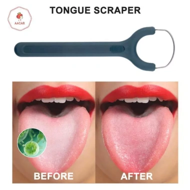 AACAR Dụng Cụ Cạo Lưỡi Thép Không Gỉ - Hơi Thở Tươi, Làm Sạch Lưỡi, Bàn Chải Đánh Răng 41.910₫