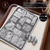 AACAR Dụng Cụ Làm Móng Nail Stamping Wave Line Thép Không Gỉ Hình Ảnh DIY Stencil Mẫu tem Giá Ưu Đãi 66.990đ 2