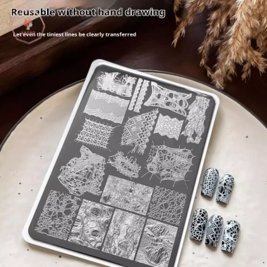 AACAR Dụng Cụ Làm Móng Nail Stamping Wave Line Thép Không Gỉ Hình Ảnh DIY Stencil Mẫu tem Giá Ưu Đãi 66.990đ 7 AACAR Dụng Cụ Làm Móng Nail Stamping Wave Line Thép Không Gỉ Hình Ảnh DIY Stencil Mẫu tem Giá Ưu Đãi 66.990đ 7